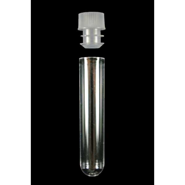 Test Tube With Cap 10mm x75mm