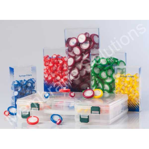 Syringe Filters, 0.45 uM, 100/Pack