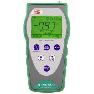 pH 70+ DHS Complete portable pH meter + elec. 201T with ATC