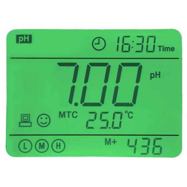 pH 70+ DHS Complete portable pH meter + elec. 201T with ATC - Image 5