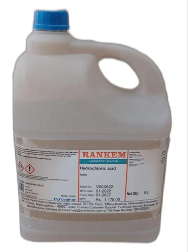 Hydrochloric Acid 0.010N(0.010M)-0.050N(0.050M)