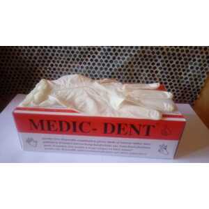 Latex Gloves Powder Free Non Sterile 100/Box Medium